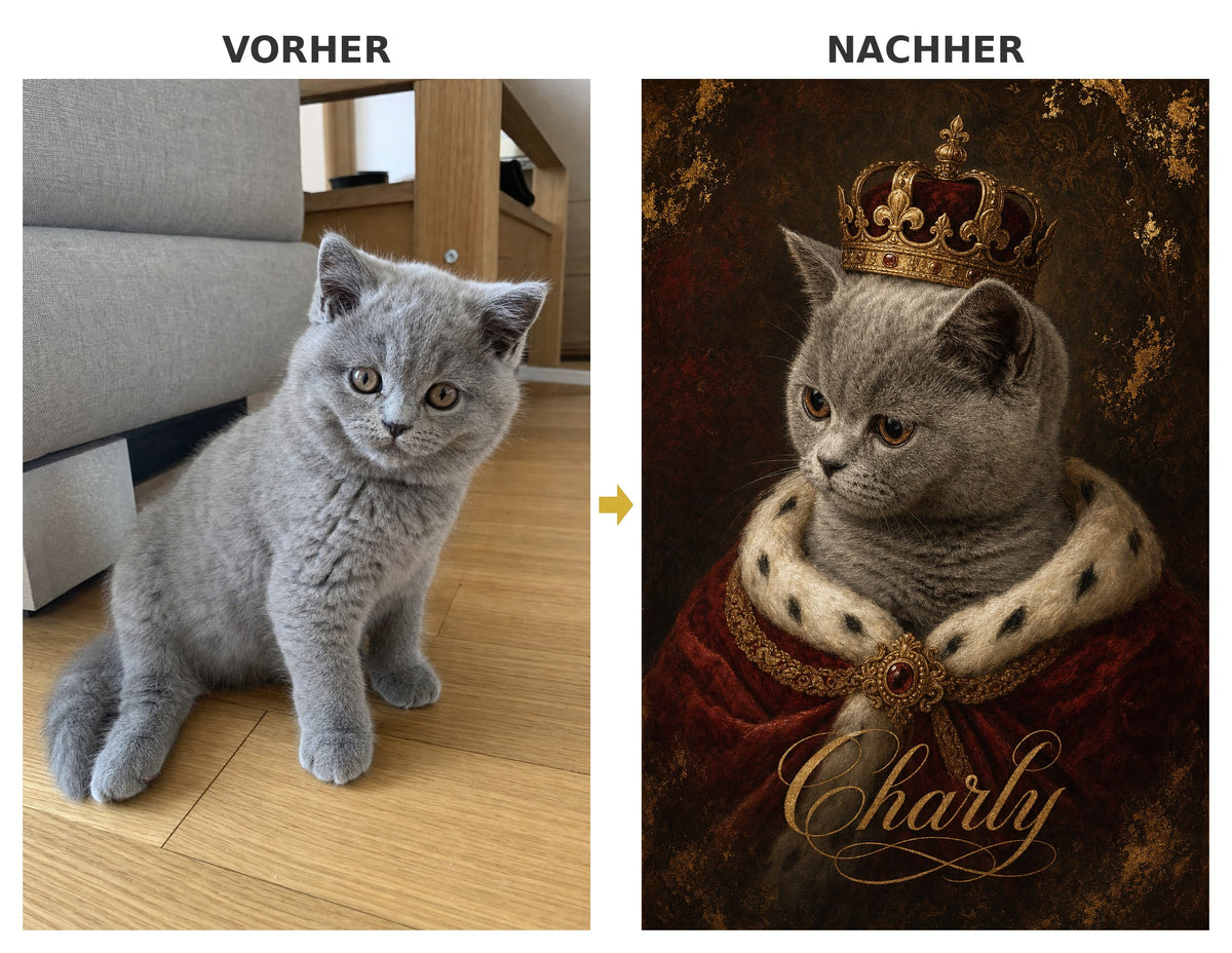 Vorher-Nachher: Königlich